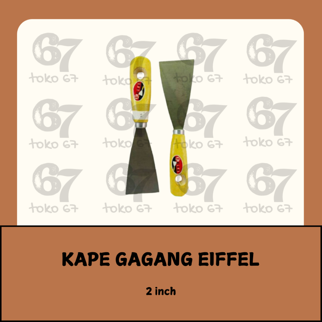 KAPE GAGANG / SCRAPER / SCRAP / SKRAP EIFFEL 2 INCH