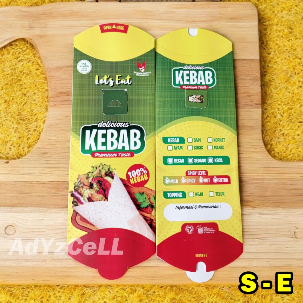 

Kemasan Kebab PREMIUM | Bungkus Kebab | Kemasan Kebab