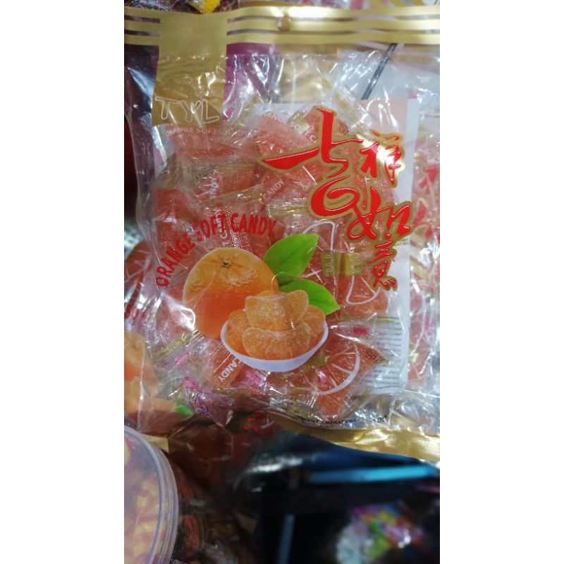 

Permen Anak Jadul Permen Buah Lunak TYL Bentuk Bulir Buah Jeruk