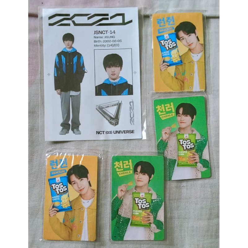 stiker Jisung album Universe+PC Tostos