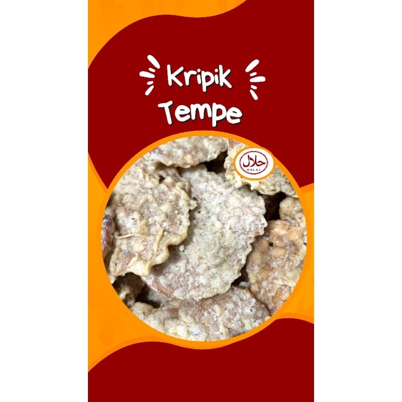 

camilan kiloan - kripik tempe