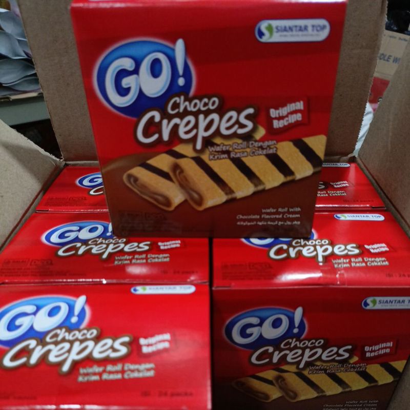 

GO CHOCO CREPES 1BOX ISI 24PCS