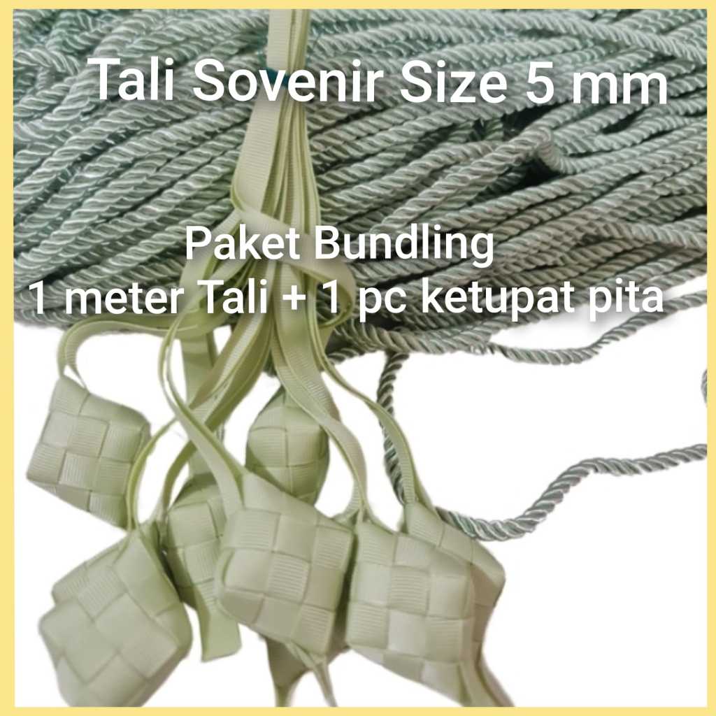 

1 Meter + 1 Ketupat Pita | ECER Tali Sovenir & Aplikasi Pita