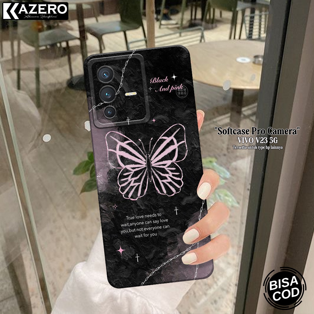 Softcase Hp VIVO V23 5G Terbaru - Fashion Case Aesthetic - Case VIVO V23 5G - Silikon Pro Camera-Cas