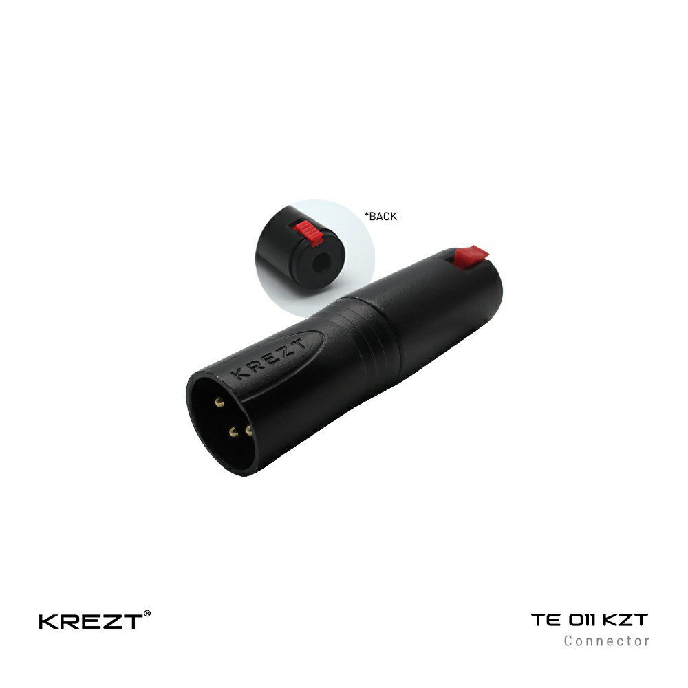 Adaptor KREZT TE011 akai 6.35 (Female) TO XLR STEREO (Male)