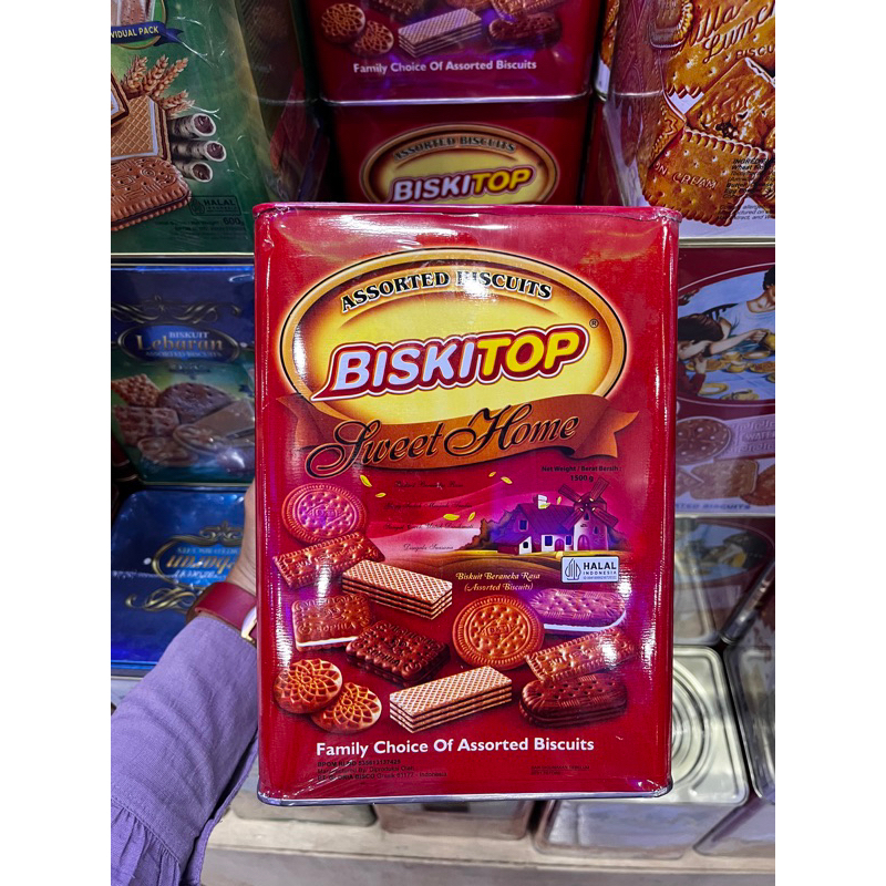 

Biskitop Assorted Biscuit 1500gr | Jajan Lebaran | Jajan Murah