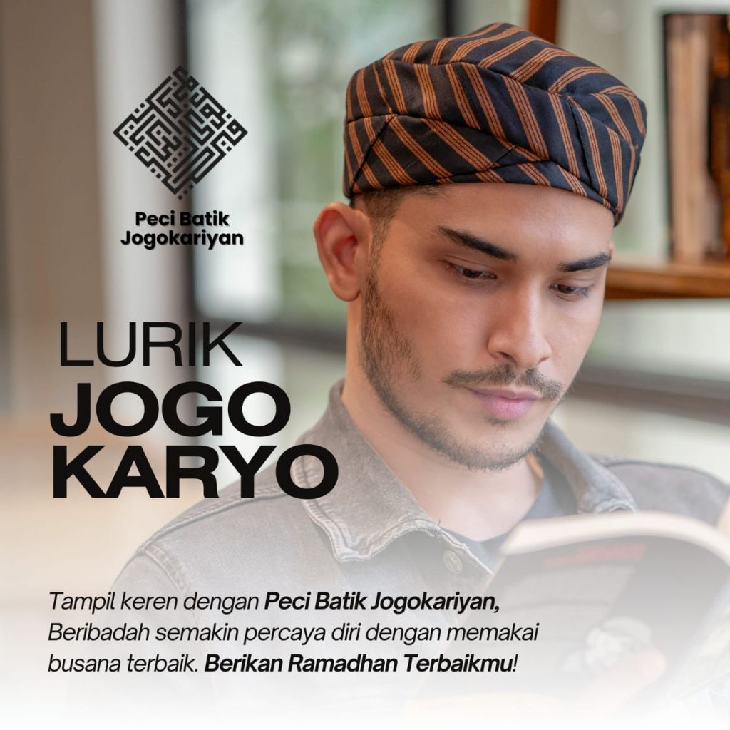 Peci Batik Jogokariyan Motif Jumputan Jogokaryo Original