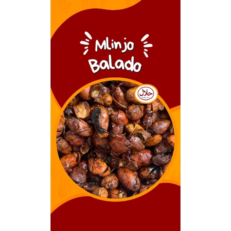 

camilan kiloan - kulit mlinjo balado basah