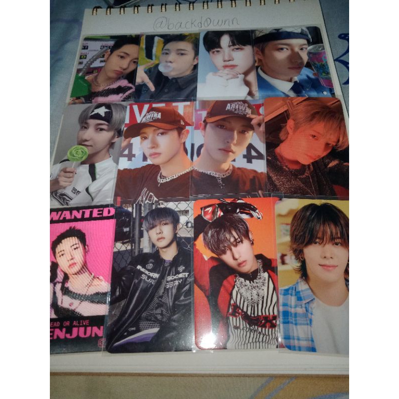 (read desc) wts pc photocard polaroid official pob tc nct dream sg24 renjun jaemin haechan, cafe dre