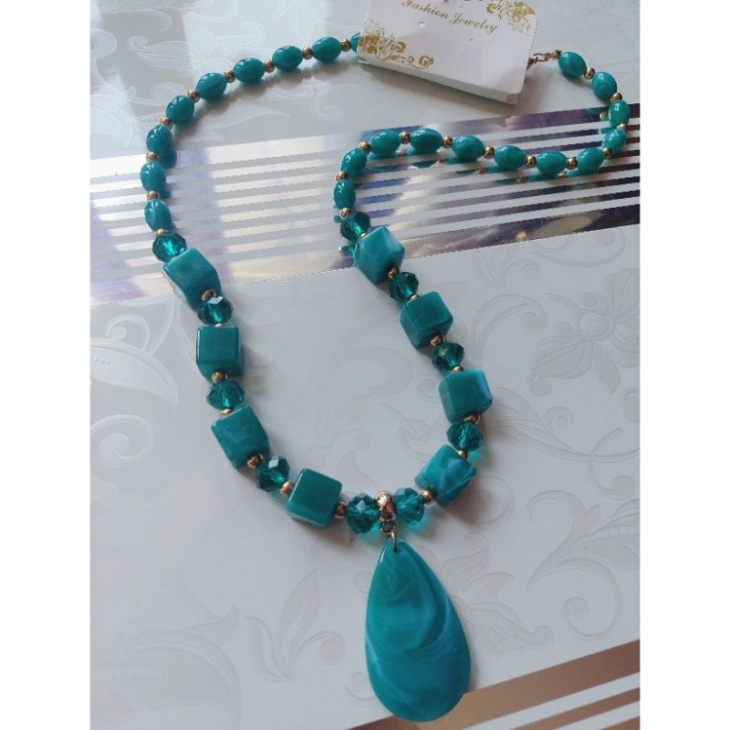 Kalung Pesta Tali Panjang Aksesoris Kalung Wanita