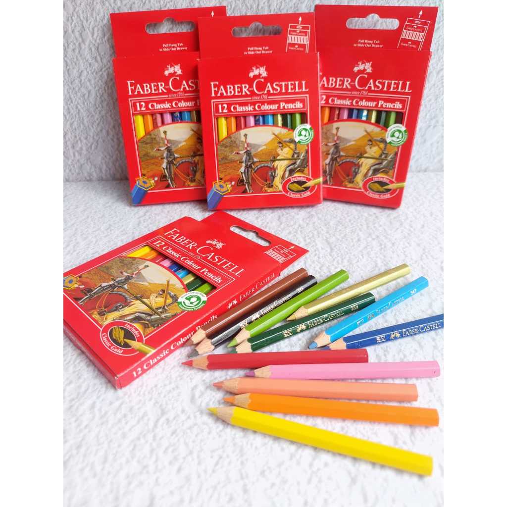 

Pensil Warna Mini Faber Castell Set 12 Pcs / Color Pencils