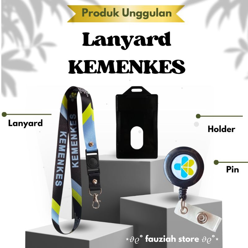 

READY! TALI ID CARD KEMENKES / LANYARD KEMENKES Termurah!!!