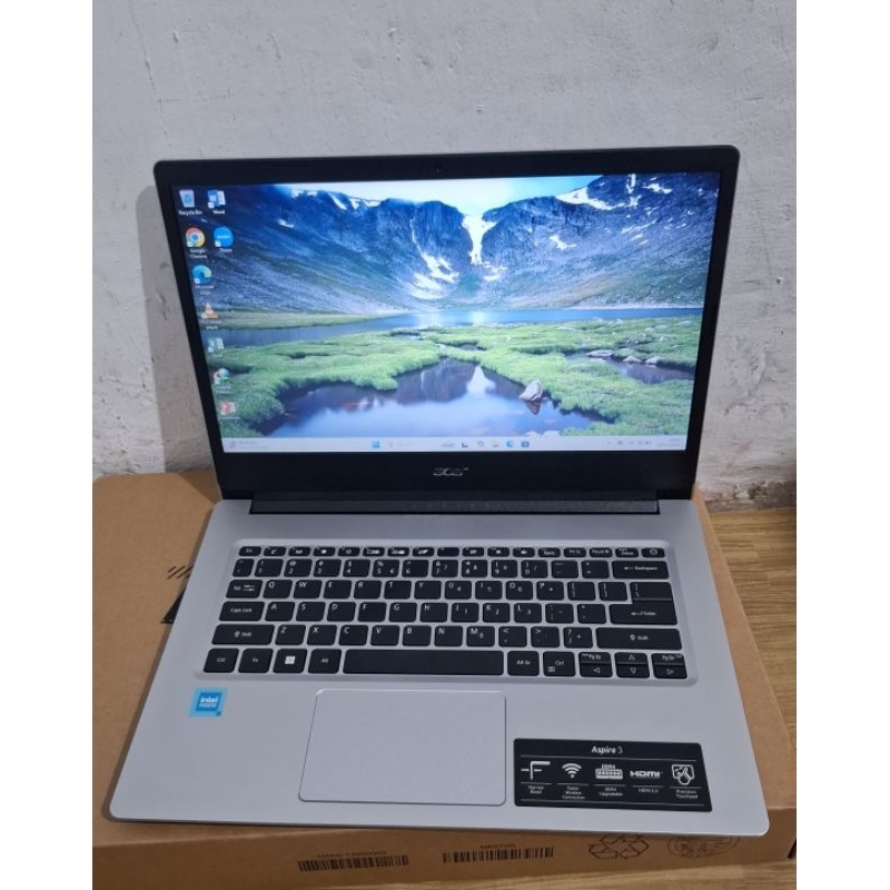 Laptop ACER Aspire 3 A314-35Intel N5100 Ram 8 SSD 512 Slim Seri Baru