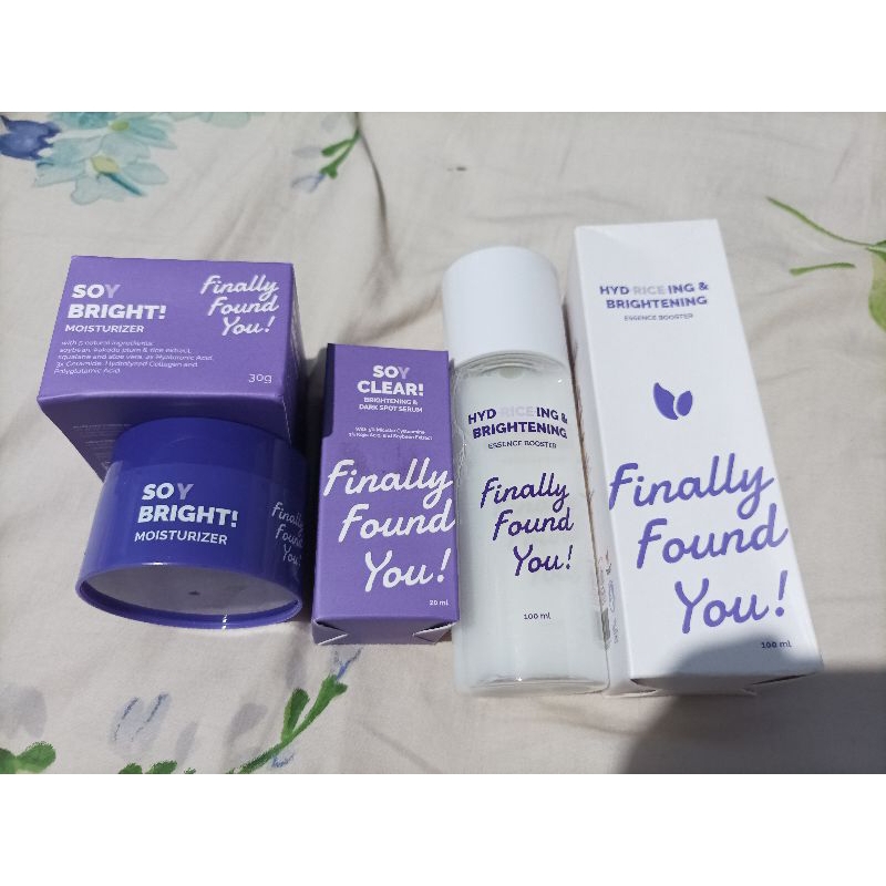 SKINCARE FFY MOISTURIZER SERUM TONER  FINALLY FOUND YOU FFY NEW & PRELOVED