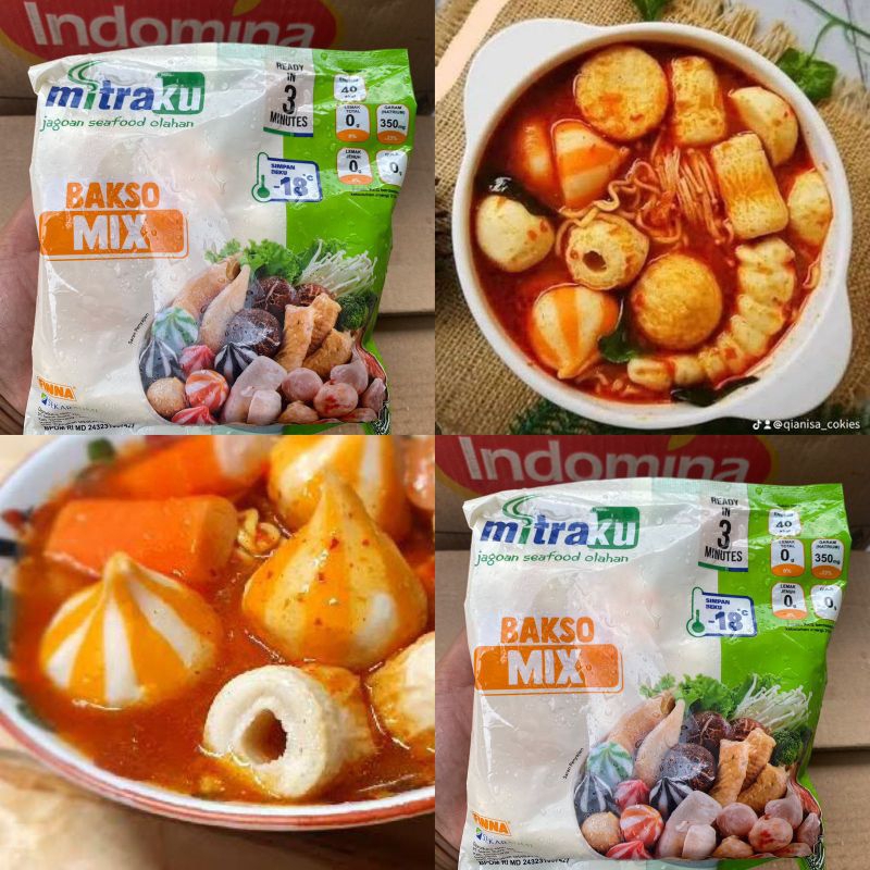 

Bakso mix mitraku 250gr