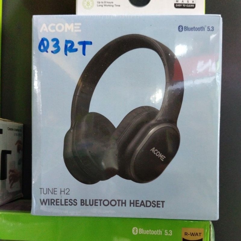 Acome tune H2 headphone wireless bluetooth headset super bass original