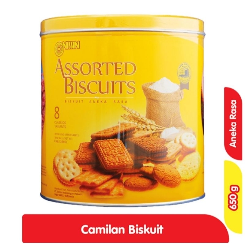 

NISSIN ASTORTED 650 gram kaleng