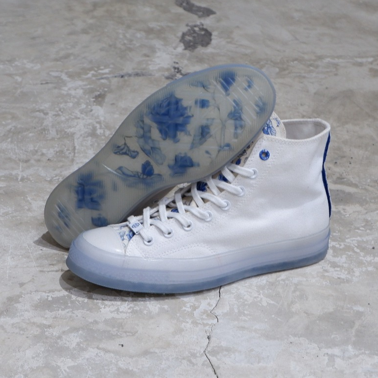 LAY ZHANG X CONVERSE CHUCK TAYLOR 1970S HI BANDANA WHITE ( SAMPLE ) CT 70S CT 70
