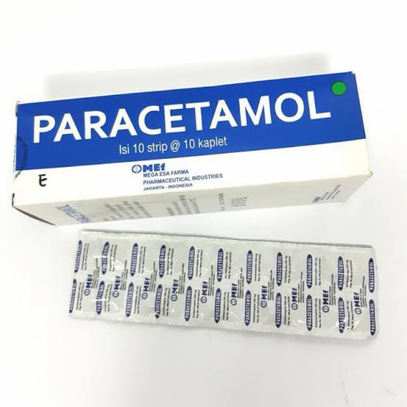 PARACETAMOL MEF 500MG STRIP 10 TABLET