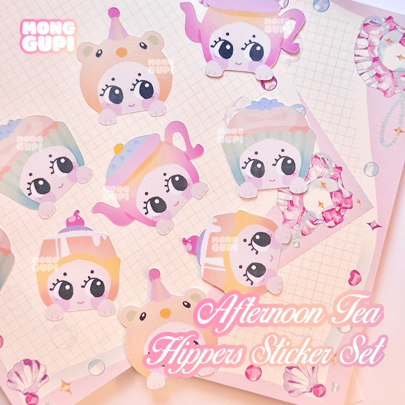 

[ monggupi ] hippers sonny angel afternoon tea sticker set
