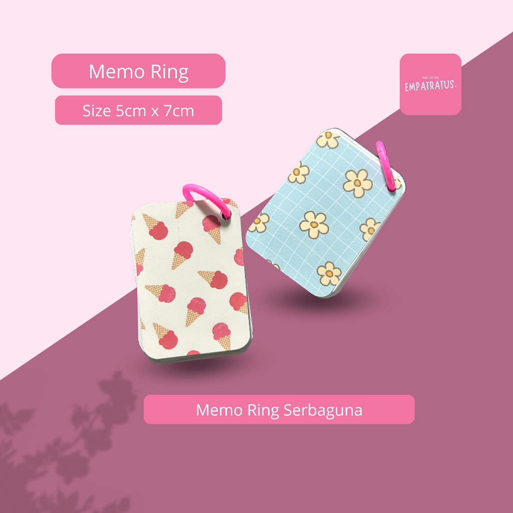 

Notebook Ring Mini Isi 80 Lembar by empatratus