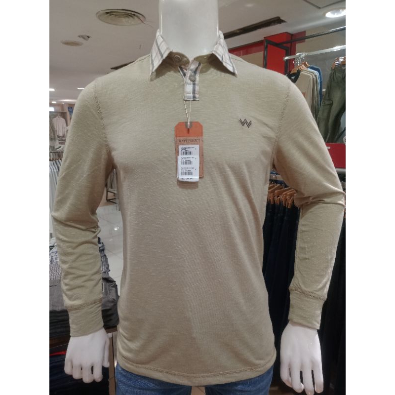 WATCHOUT Casual Kaos Kerah Panjang Pria WK300180011