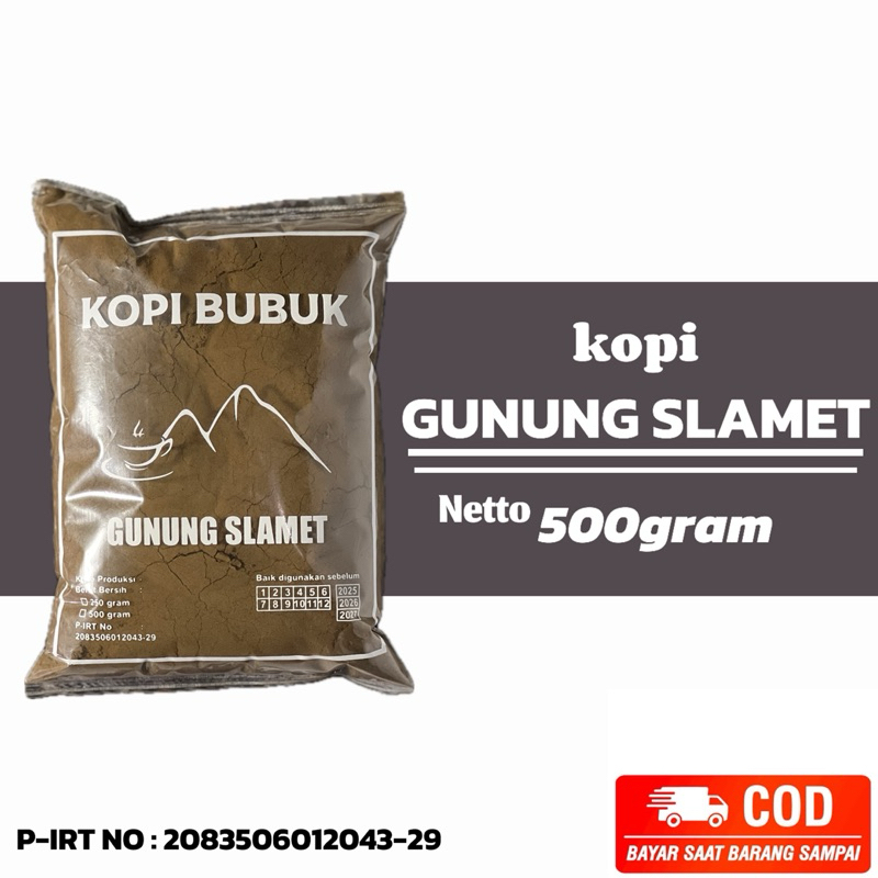 

KOPI BUBUK GUNUNG SLAMET 500G KHUSUS HARGA GROSIR