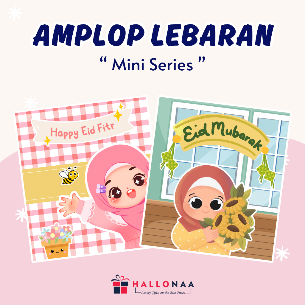

[PREMIUM] Amplop Lebaran Mini Series Happy Eid Fitri HALLONAA