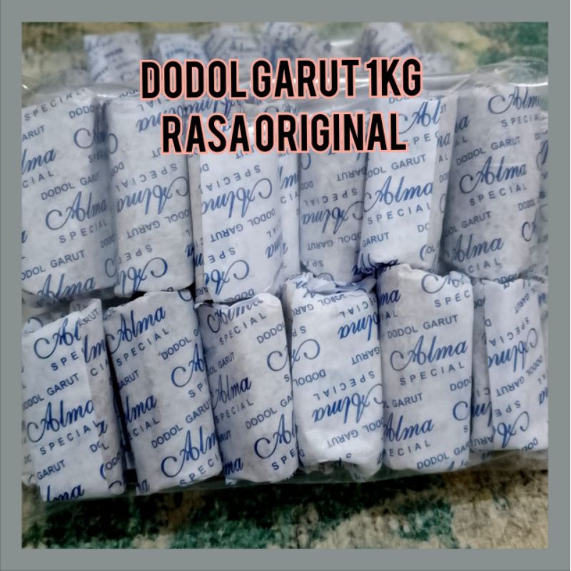 

Dodol 1kg rasa original oleh oleh Garut murah manis legit kenyal mantap original