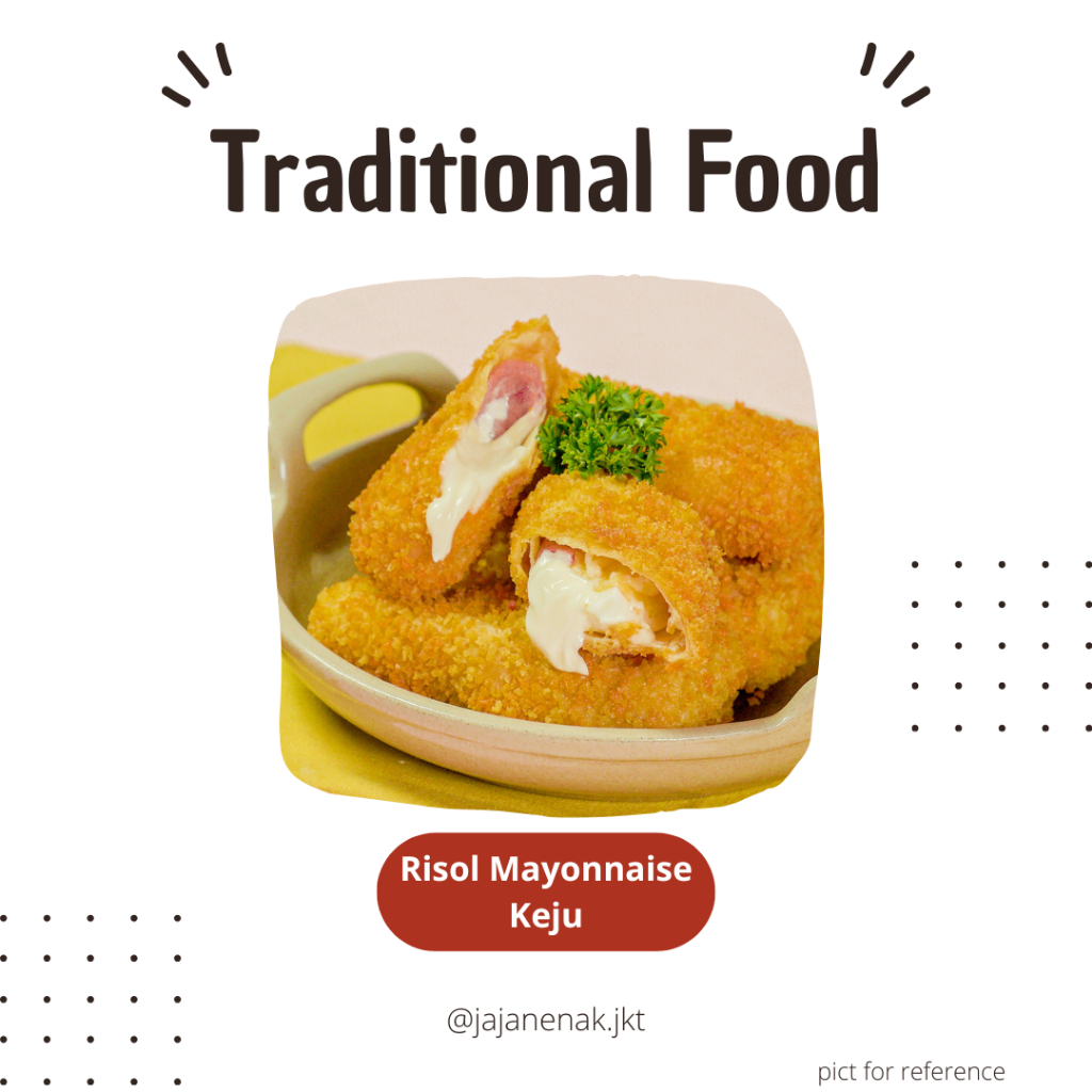 

Risol Mayo Risoles Mayonaise Keju Pedas/Tidak Pedas Matang 10pcs/pack dan 6pcs/pack