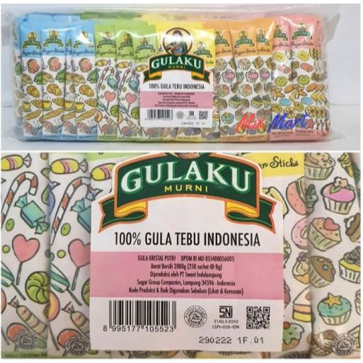 

Refill GULAKU Gula Saset Stik 8gr x 125 saset - Refill Sugar Stick Sachet @ 8 gr x 125 sachets