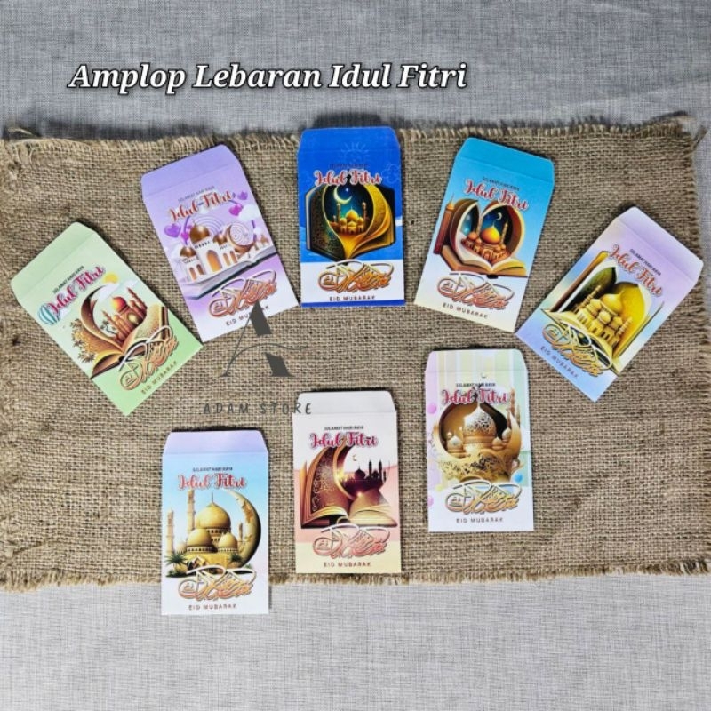 

Amplop lebaran Ampao lebaran motif Masjid seri N isi 100 lembar mix gambar size medium
