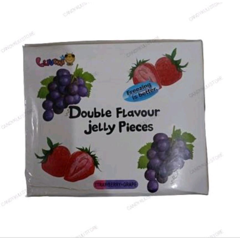 

Double Flavour Jelly Pieces isi 30pcs/pack
