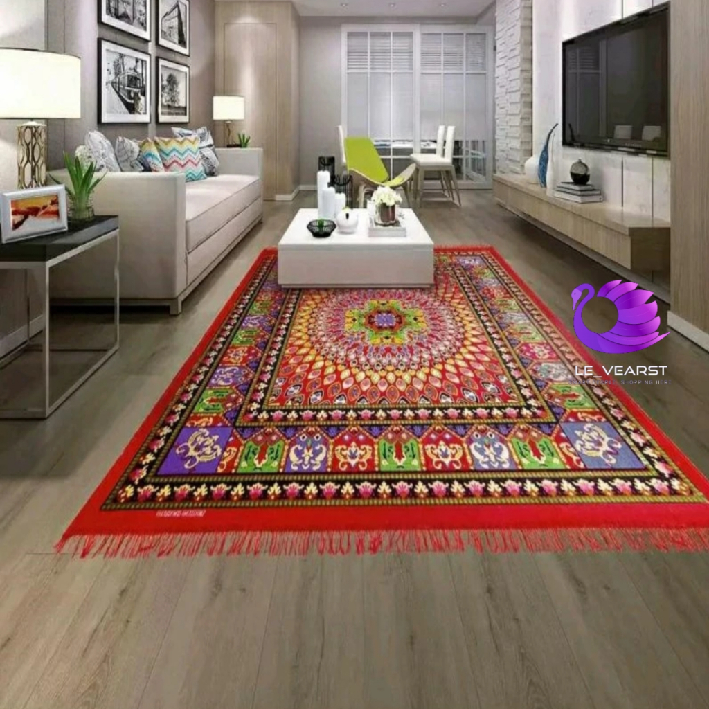 Terbaru Osrtrich Karpet 205250 Varsa Permadani Turki Bulu Empuk Ekspor Matras Premium