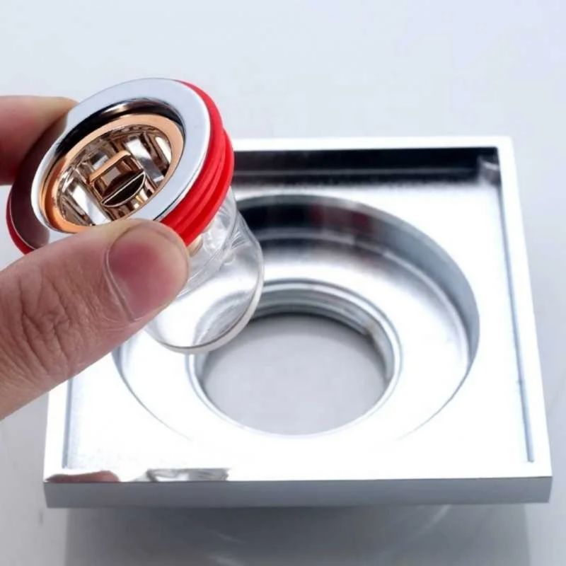 PENYARING AIR LUBANG KAMAR MANDI OTOMATIS TERTUTUP ANTI BAU SERANGGA SUMBAT