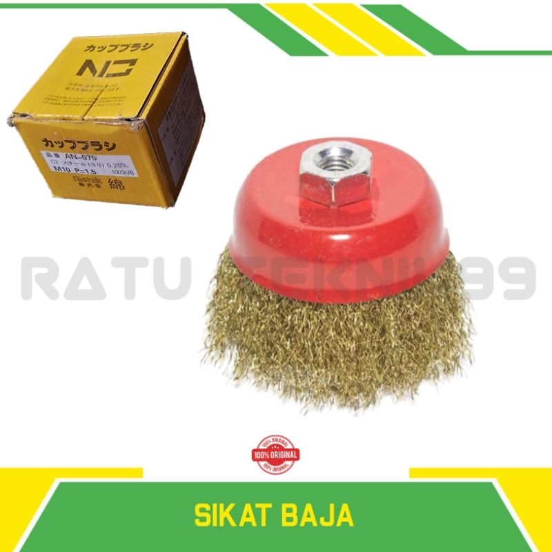 sikat baja mangkok king sikat kawat kuningan sikat kawat gerinda mangkok