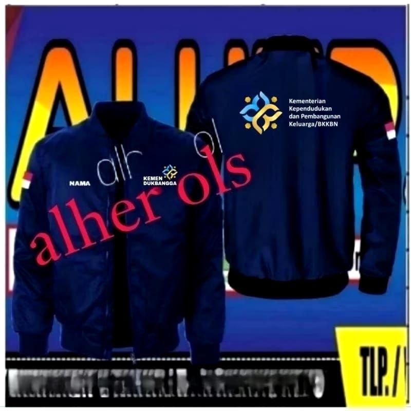 terbaru jaket bordir kemendukbangga jaket kemendukbangga jaket bomber kemendukbangga jaket KEMENTERI