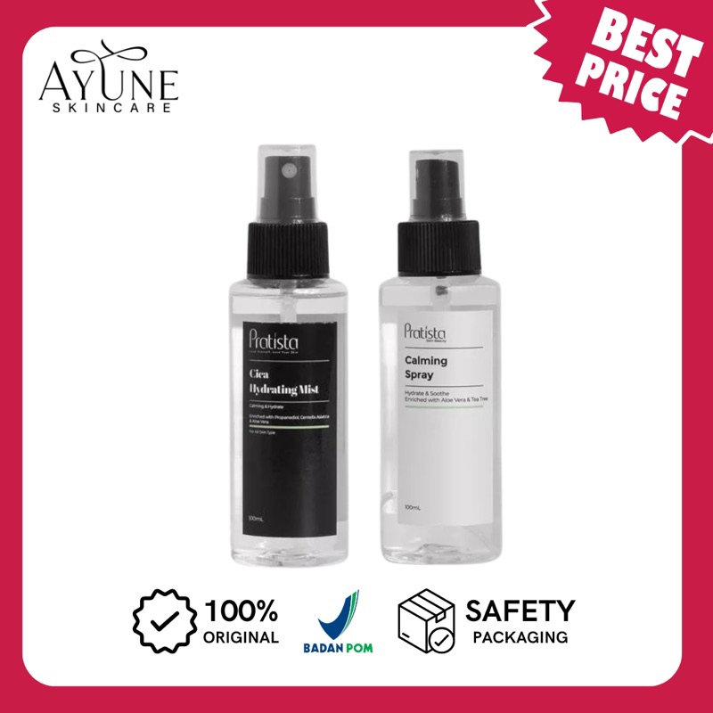 Pratista Cica Hydrating Mist & Calming Spray original 100% bpom