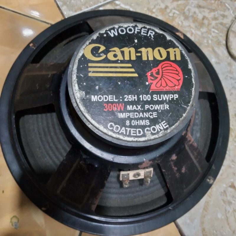 canon speaker woofer 10inch second normal oryginal