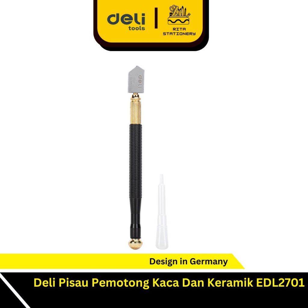 

Deli Alat Potong Keramik Kaca / Pisau Pemotong Kaca & Keramik EDL2701