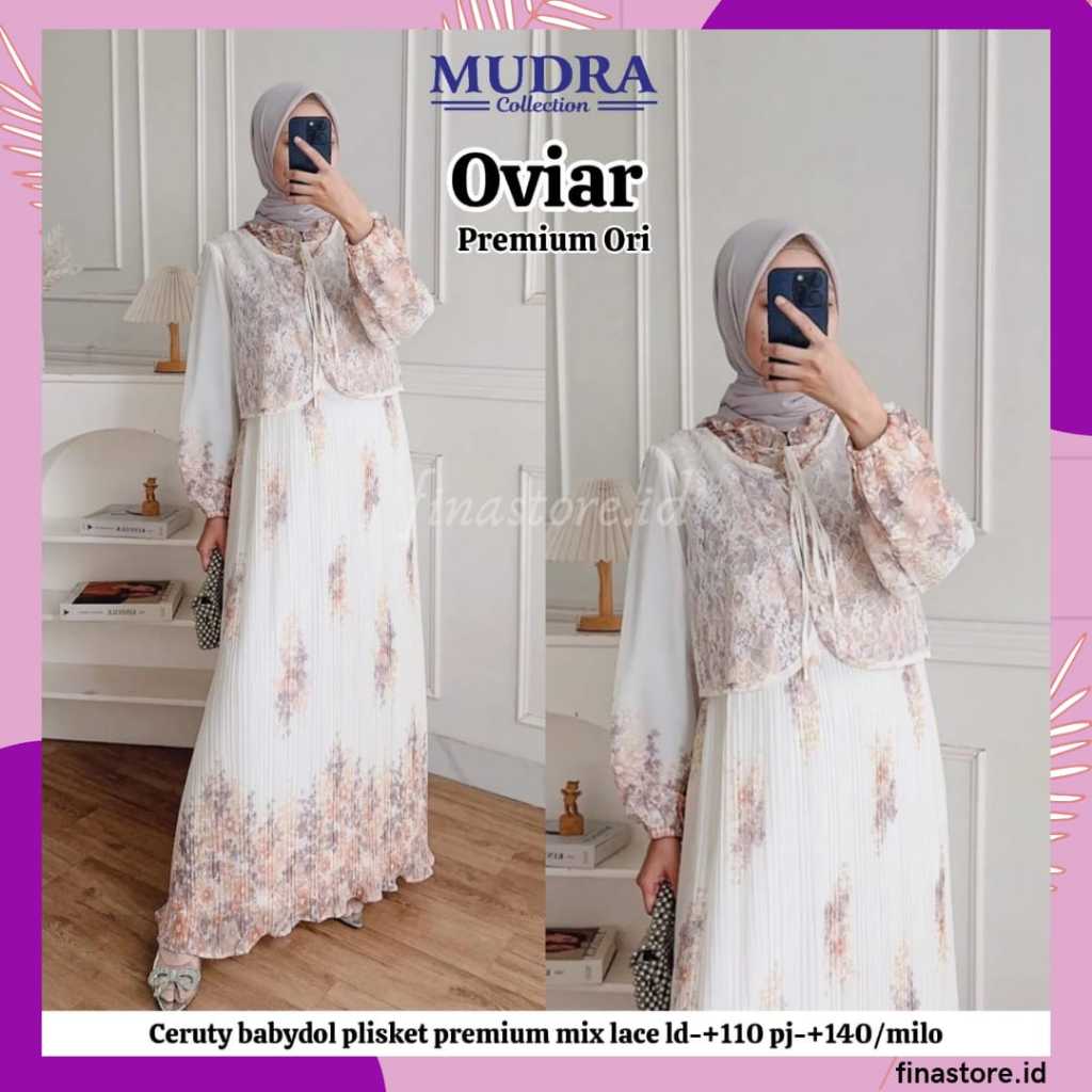 Gamis Mudra Collection / Gamis Terbaru / Gamis Wanita / Gamis Premium / Gamis Pesta / One Set / Sete