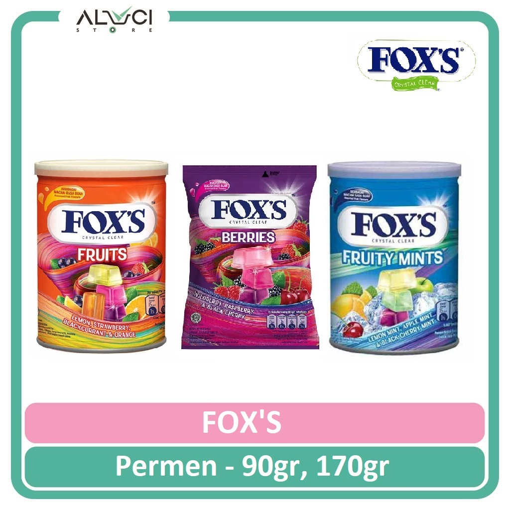 

Fox's Permen 90gr l Kaleng 170gr