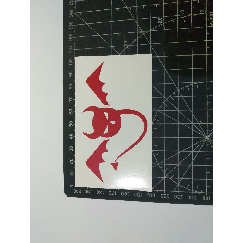

stiker cutting satan