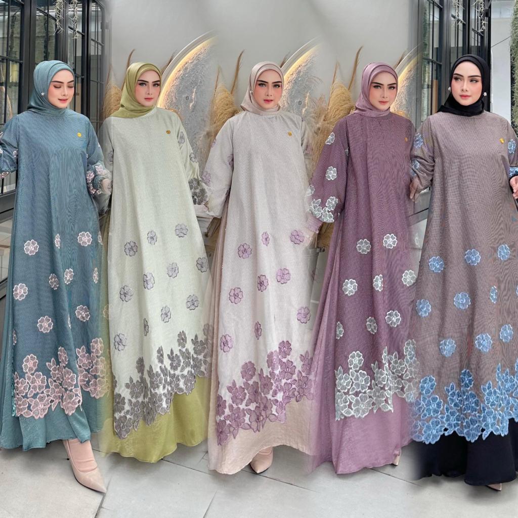GAMIS NINONA TERBARU / HILWA SET 2IN 1 BY NINONA / GAMIS SET HIJAB