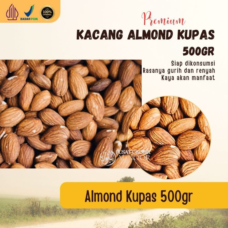 

Kacang Almond Kupas - Pusat Grosir Al Noor