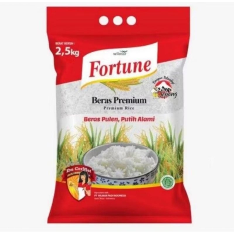 

beras Fortune 5 kg pulen