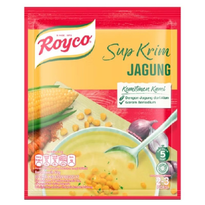 

ROYCO SOF KRIM JAGUNG KEMASAN 50GR