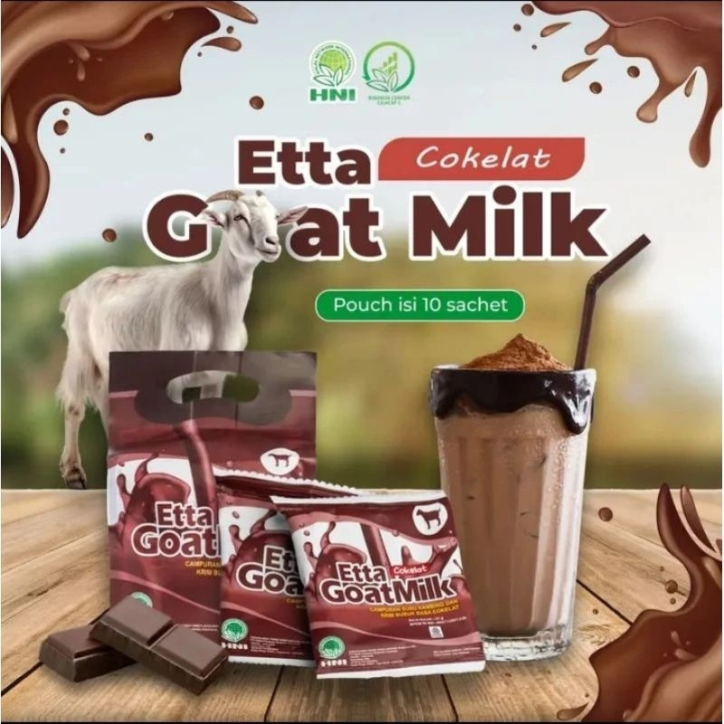 

SUSU ETTA GOAT MILK COKLAT HNI HPAI