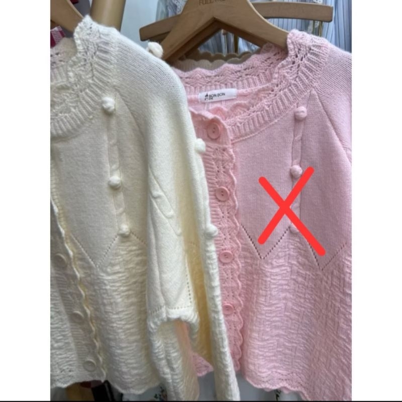 Cardi Rajut Lembut Bon Bon Import Bangkok