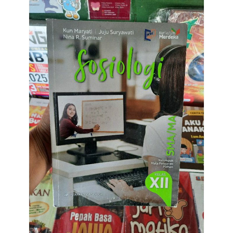Sosiologi Untuk SMA/MA Kelas XII Kurikulum Merdeka Erlangga - Bekas